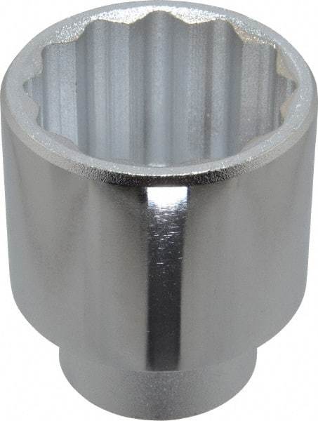 Proto - 1-7/8", 1/4" Drive, Standard Hand Socket - 6 Points, 2" OAL, Chrome Finish - USA Tool & Supply