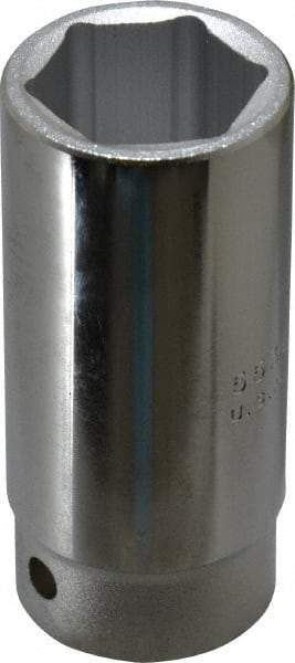 Proto - 1-1/8", 3/4" Drive, Deep Hand Socket - 6 Points, 3-1/2" OAL - USA Tool & Supply