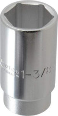 Proto - 1-3/8", 3/4" Drive, Deep Hand Socket - 6 Points, 3-1/2" OAL - USA Tool & Supply