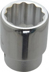 Proto - 3/4" Drive, Standard Hand Socket - 12 Points, 2-7/32" OAL, Chrome Finish - USA Tool & Supply