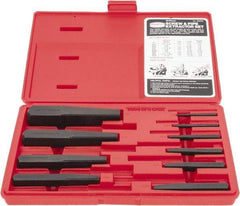 Proto - 10 Piece Screw Extractor Set - Screw Range 3/16 to 2" - USA Tool & Supply