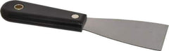 Stanley - 2" Wide Steel Putty Knife - Stiff, Nylon Handle, 7-1/2" OAL - USA Tool & Supply