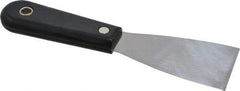 Stanley - 2" Wide Steel Putty Knife - Flexible, Nylon Handle, 7-1/2" OAL - USA Tool & Supply