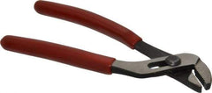 Proto - 4-5/8" OAL, 15/32" Max Capacity, 4 Position Gooseneck Tongue & Groove Pliers - Standard Straight Jaws, Standard Head, Plastisol Handles - USA Tool & Supply