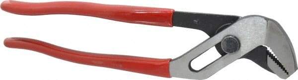 Proto - 7-1/16" OAL, 1-1/8" Max Capacity, 5 Position Gooseneck Tongue & Groove Pliers - Standard Straight Jaws, Standard Head, Plastisol Handles - USA Tool & Supply