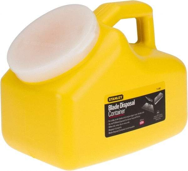 Stanley - Plastic Blade Disposal Container - Plastic - USA Tool & Supply