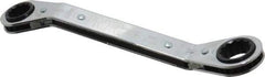 Proto - 5/8" x 3/4" 12 Point Reversible Ratcheting Offset Box Wrench - Double End, 7-3/4" OAL, Steel, 25° Offset - USA Tool & Supply