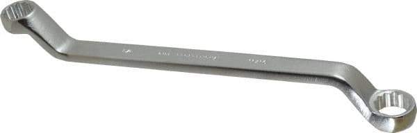 Proto - 5/8" x 11/16" 12 Point Offset Box Wrench - Double End, 10-1/4" OAL, Steel, 60° Offset - USA Tool & Supply