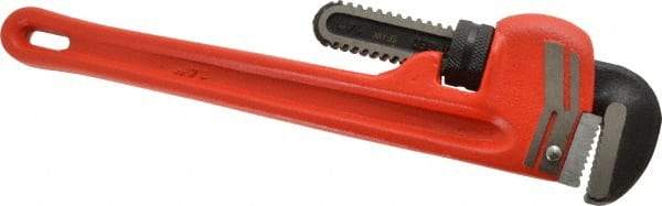 Proto - 14" Steel Straight Pipe Wrench - 2" Pipe Capacity - USA Tool & Supply