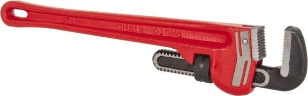 Proto - 18" Steel Straight Pipe Wrench - 2-1/2" Pipe Capacity - USA Tool & Supply