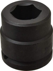 Proto - 1-1/2" Drive 1-5/8" Standard Impact Socket - 6 Points, 3-1/8" OAL - USA Tool & Supply