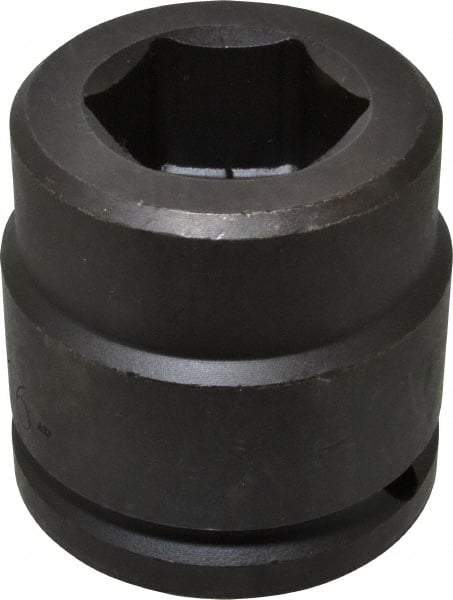 Proto - 1-1/2" Drive 1-11/16" Standard Impact Socket - 6 Points, 3-15/64" OAL - USA Tool & Supply