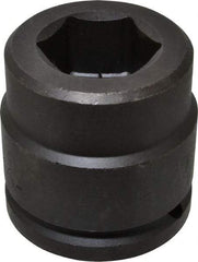 Proto - 1-1/2" Drive 1-11/16" Standard Impact Socket - 6 Points, 3-15/64" OAL - USA Tool & Supply