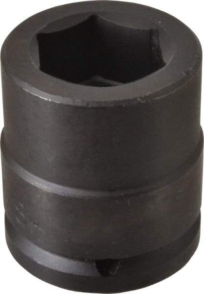 Proto - 1-1/2" Drive 1-7/8" Standard Impact Socket - 6 Points, 3-11/32" OAL - USA Tool & Supply