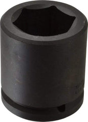 Proto - 1-1/2" Drive 2-3/16" Standard Impact Socket - 6 Points, 3-5/8" OAL - USA Tool & Supply