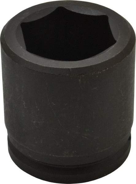 Proto - 1-1/2" Drive 2-1/2" Standard Impact Socket - 6 Points, 4" OAL - USA Tool & Supply