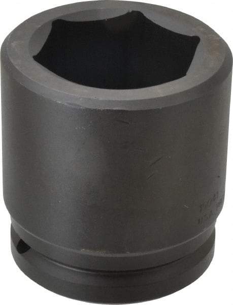 Proto - 1-1/2" Drive 2-9/16" Standard Impact Socket - 6 Points, 4" OAL - USA Tool & Supply