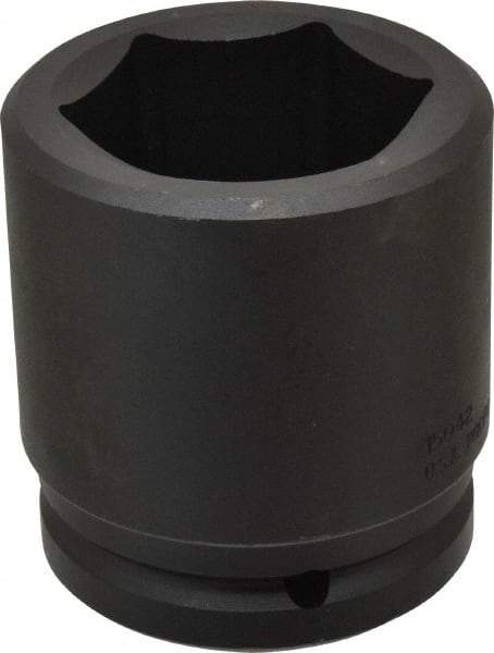 Proto - 1-1/2" Drive 2-5/8" Standard Impact Socket - 6 Points, 4-1/8" OAL - USA Tool & Supply