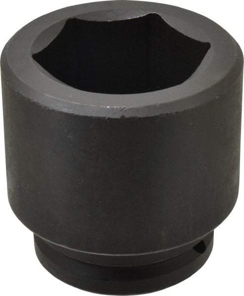 Proto - 1-1/2" Drive 3" Standard Impact Socket - 6 Points, 4-1/2" OAL - USA Tool & Supply