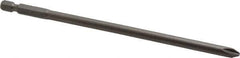 Irwin - #2 Phillips Screwdriver Bit - 1/4" Hex Drive, 6" OAL - USA Tool & Supply