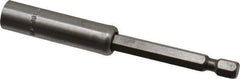 Irwin - 3/16" Slotted Screwdriver Bit - 1/4" Hex Drive, 3-3/4" OAL - USA Tool & Supply