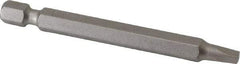 Irwin - #2" Square Size Square Recess Bit - 1/4" Hex Drive, 2-3/4" OAL - USA Tool & Supply