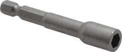 Irwin - 1/4" Nonmagnetic Nutsetter - 1/4" Hex Drive, 2-9/16" OAL - USA Tool & Supply