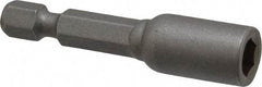 Irwin - 1/4" Magnetic Nutsetter - 1/4" Hex Drive, 1-7/8" OAL - USA Tool & Supply