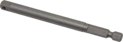 Irwin - 1/4" Hex to Square Adapter - 1/4" Hex Drive, 4" OAL - USA Tool & Supply