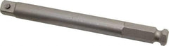 Irwin - 3/8" Square Size Hex to Square Adapter - 7/16" Hex Drive, 5" OAL - USA Tool & Supply