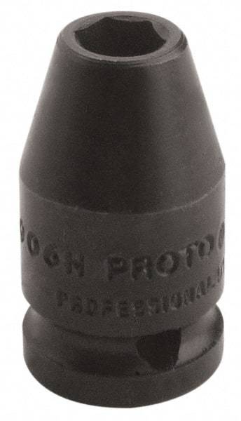 Proto - 1/4" Drive 9/32" Standard Impact Socket - 6 Points, 7/8" OAL - USA Tool & Supply