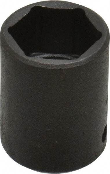 Proto - 1/4" Drive 1/2" Standard Impact Socket - 6 Points, 7/8" OAL - USA Tool & Supply