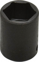 Proto - 1/4" Drive 1/2" Standard Impact Socket - 6 Points, 7/8" OAL - USA Tool & Supply