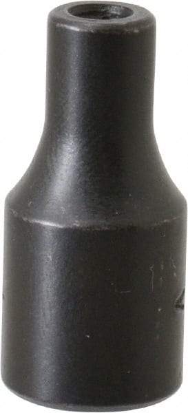 Proto - 1/4" Drive Impact Socket - 1" OAL - USA Tool & Supply