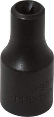 Proto - 1/4" Drive Impact Socket - 1" OAL - USA Tool & Supply