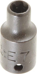 Proto - 1/4" Drive Impact Socket - 1" OAL - USA Tool & Supply