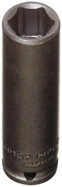 Proto - 1/4" Drive 3/16" Deep Impact Socket - 6 Points, 2" OAL - USA Tool & Supply