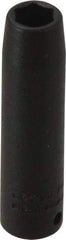 Proto - 1/4" Drive 9/32" Deep Impact Socket - 6 Points, 2" OAL - USA Tool & Supply