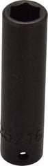 Proto - 1/4" Drive 5/16" Deep Impact Socket - 6 Points, 2" OAL - USA Tool & Supply