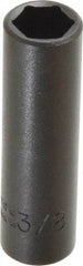 Proto - 1/4" Drive 3/8" Deep Impact Socket - 6 Points, 2" OAL - USA Tool & Supply