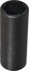 Proto - 1/4" Drive 9/16" Deep Impact Socket - 6 Points, 2" OAL - USA Tool & Supply