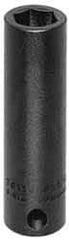 Proto - 1/4" Drive 10mm Deep Impact Socket - 6 Points, 2" OAL - USA Tool & Supply