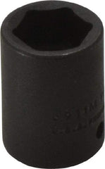 Proto - 1/4" Drive 11mm Standard Impact Socket - 6 Points, 7/8" OAL - USA Tool & Supply