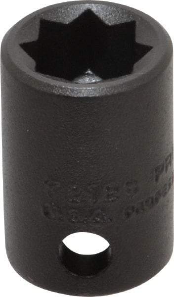 Proto - 3/8" Drive 3/8" Standard Impact Socket - 8 Points, 1" OAL - USA Tool & Supply