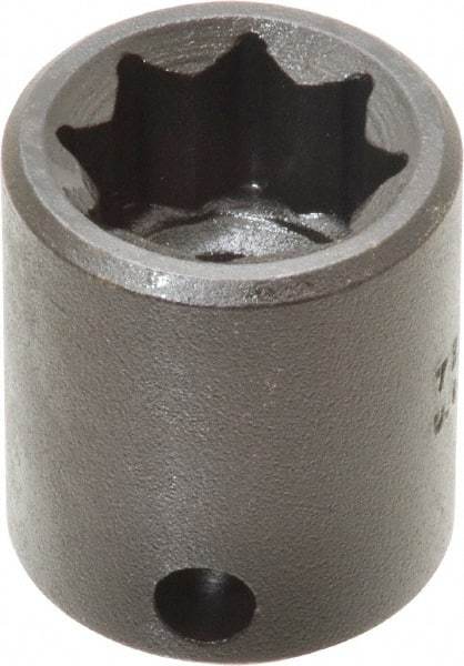 Proto - 3/8" Drive 1/2" Standard Impact Socket - 8 Points, 1-1/16" OAL - USA Tool & Supply