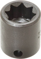 Proto - 3/8" Drive 1/2" Standard Impact Socket - 8 Points, 1-1/16" OAL - USA Tool & Supply