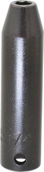 Proto - 3/8" Drive 1/4" Deep Impact Socket - 6 Points, 2-3/4" OAL - USA Tool & Supply