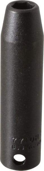 Proto - 3/8" Drive 5/16" Deep Impact Socket - 6 Points, 2-3/4" OAL - USA Tool & Supply
