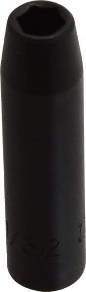 Proto - 3/8" Drive 11/32" Deep Impact Socket - 6 Points, 2-3/4" OAL - USA Tool & Supply