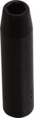 Proto - 3/8" Drive 11/32" Deep Impact Socket - 6 Points, 2-3/4" OAL - USA Tool & Supply